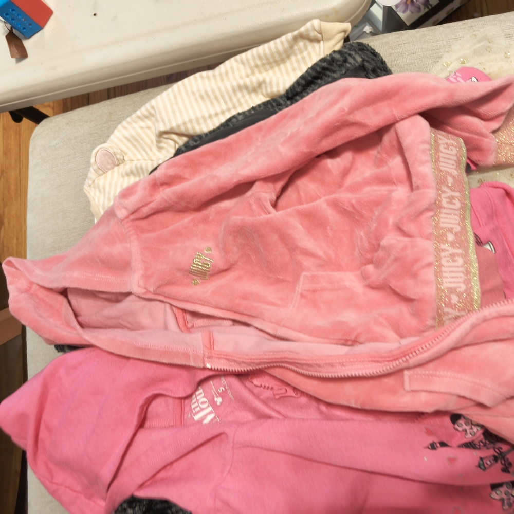 Bundle 13 Items Multiples Girls Kids Jackets Princess Dress Juicy Size XS 4T & 5 - Picture 3 of 13